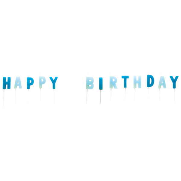 Levně Amscan Svíčky Happy Birthday - modré