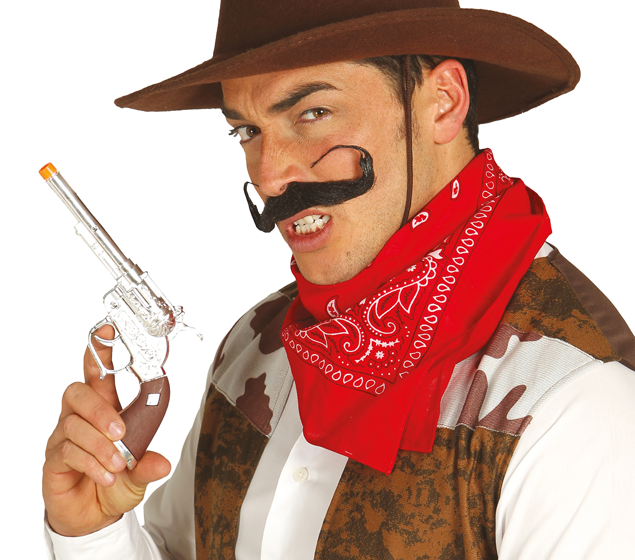 Levně Guirca Revolver - hnědý 25 cm