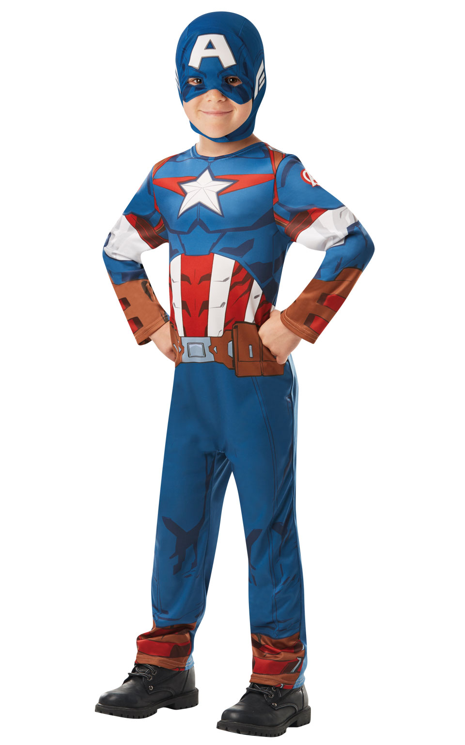 Levně Rubies Kostým Captain America dětský