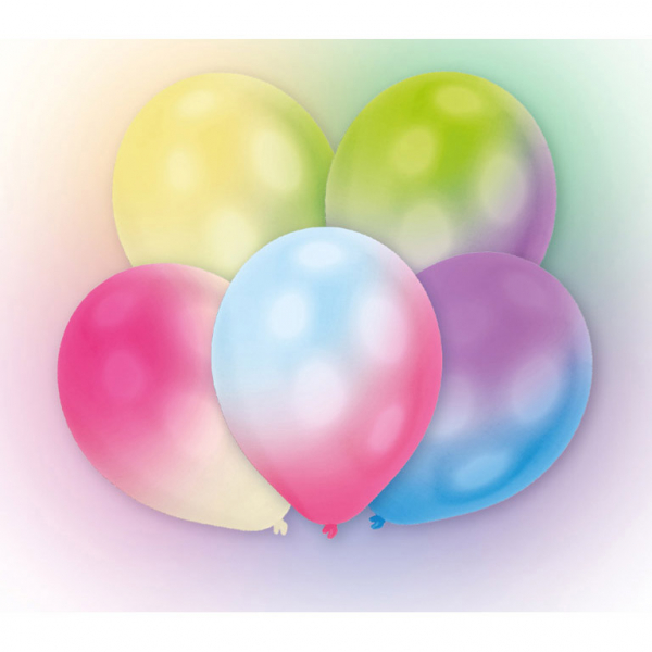Levně Amscan LED balónky - barevné 5 ks