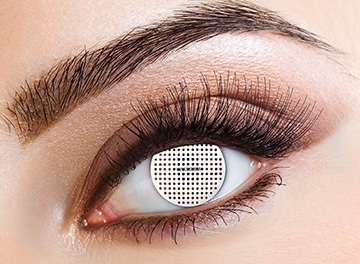 Levně Eyecasions Čočky White Mesh