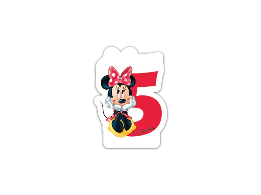 Procos Narozeninová svíčka Minnie Mouse - číslo 5