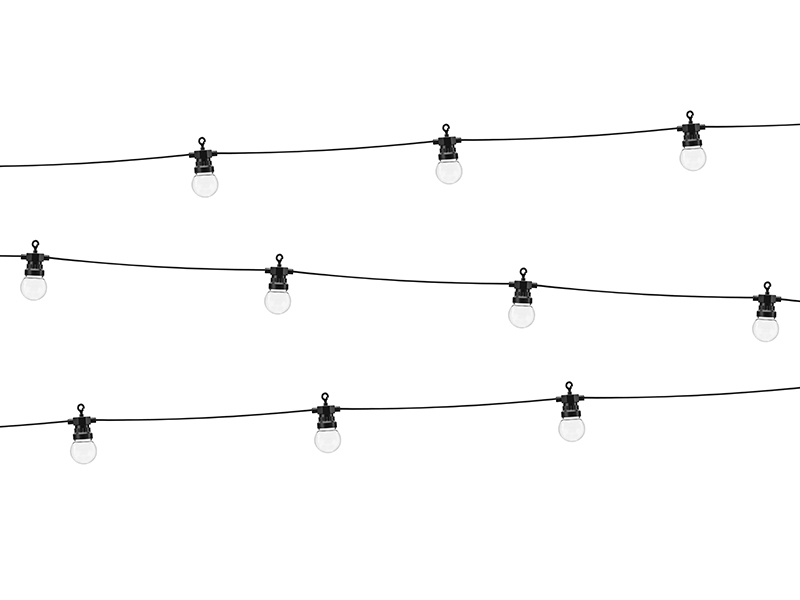 PartyDeco Girlanda - LED svítící žárovky 5 m