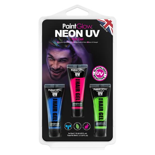 Set UV gelů na vlasy - Neon BPZ