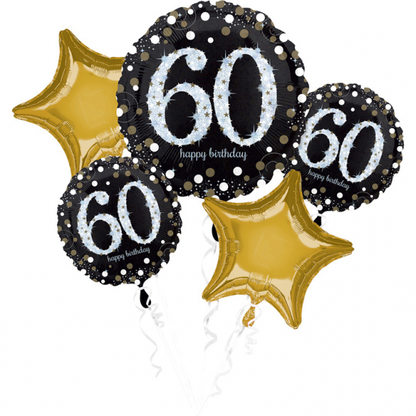 Levně Amscan Kytice balónů - 60. narozeniny