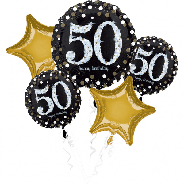 Levně Amscan Kytice balónů - 50. narozeniny