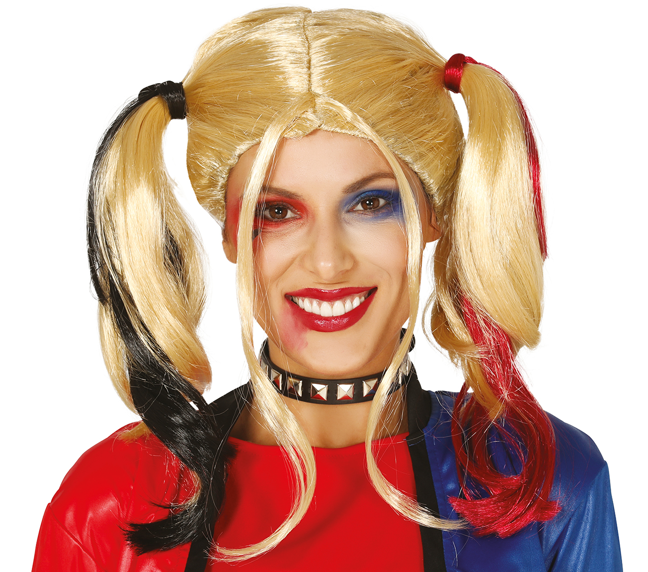 Levně Guirca Blond paruka se dvěma copy