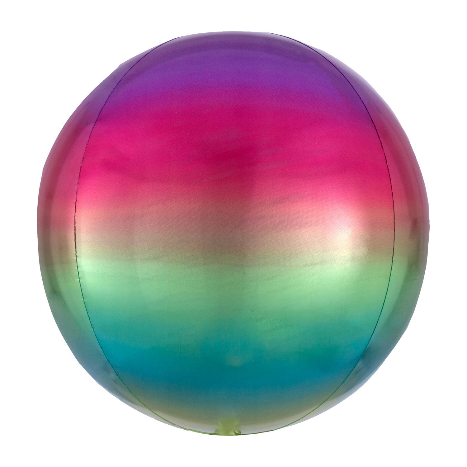 Amscan Ombre fóliový balonek v barvách duhy - koule