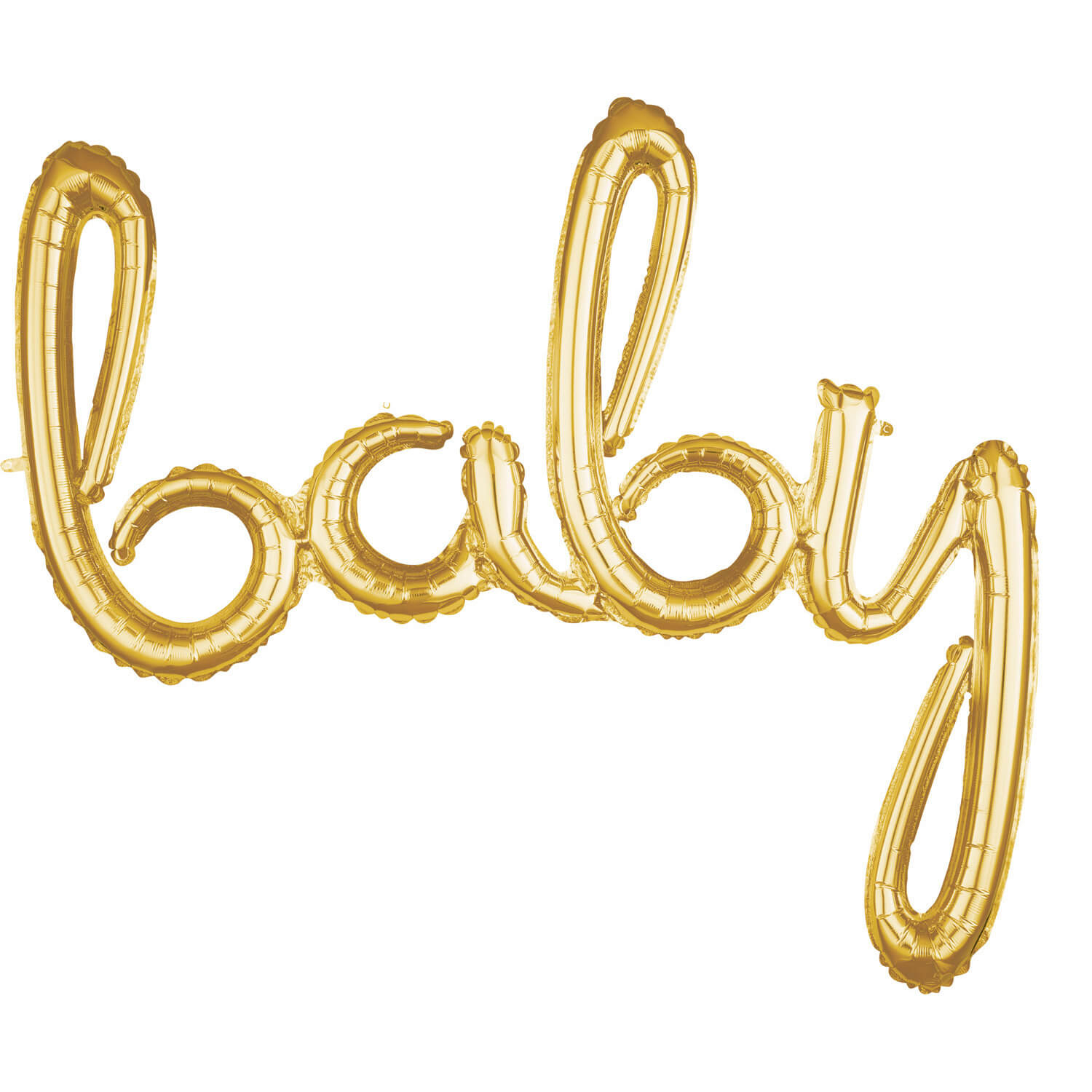 Amscan Fóliový balonek "baby" zlatý