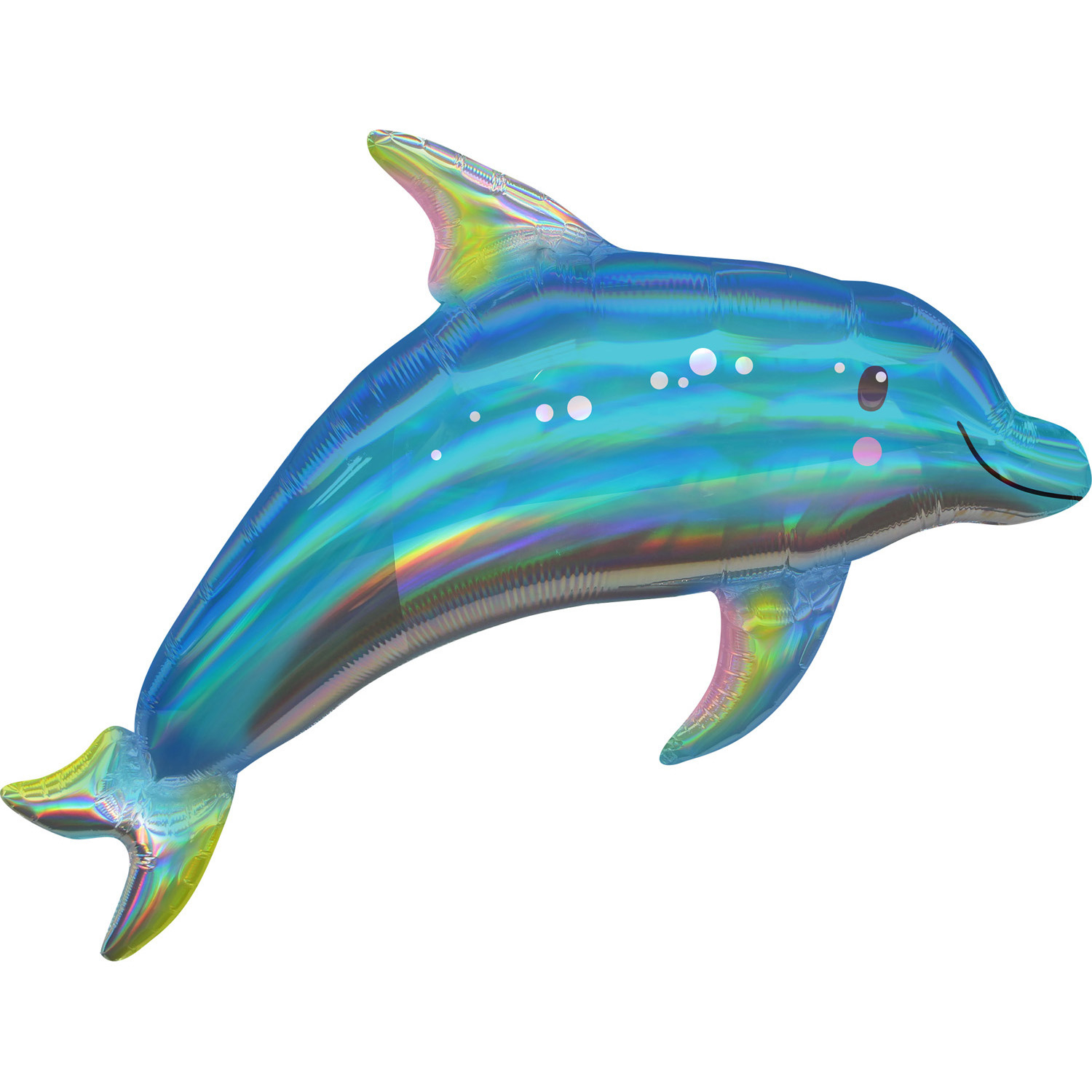 Amscan Fóliový balonek holografický delfín 73 x 68 cm
