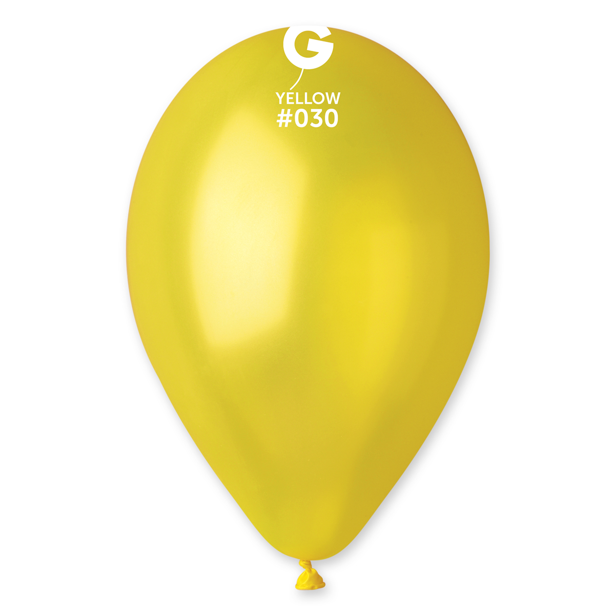 Levně Gemar Balónek metalický žlutý 26 cm