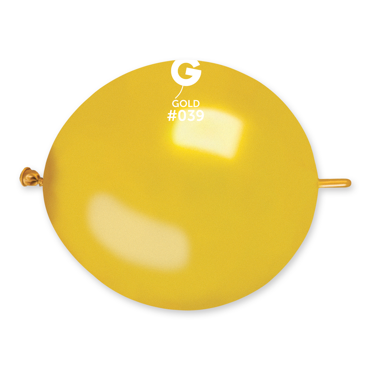 Levně Gemar Spojovací balónek zlatý 30 cm