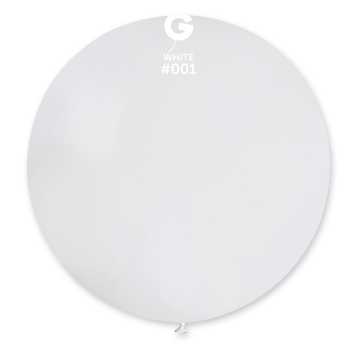 Levně Gemar Kulatý pastelový balónek 80 cm bílý