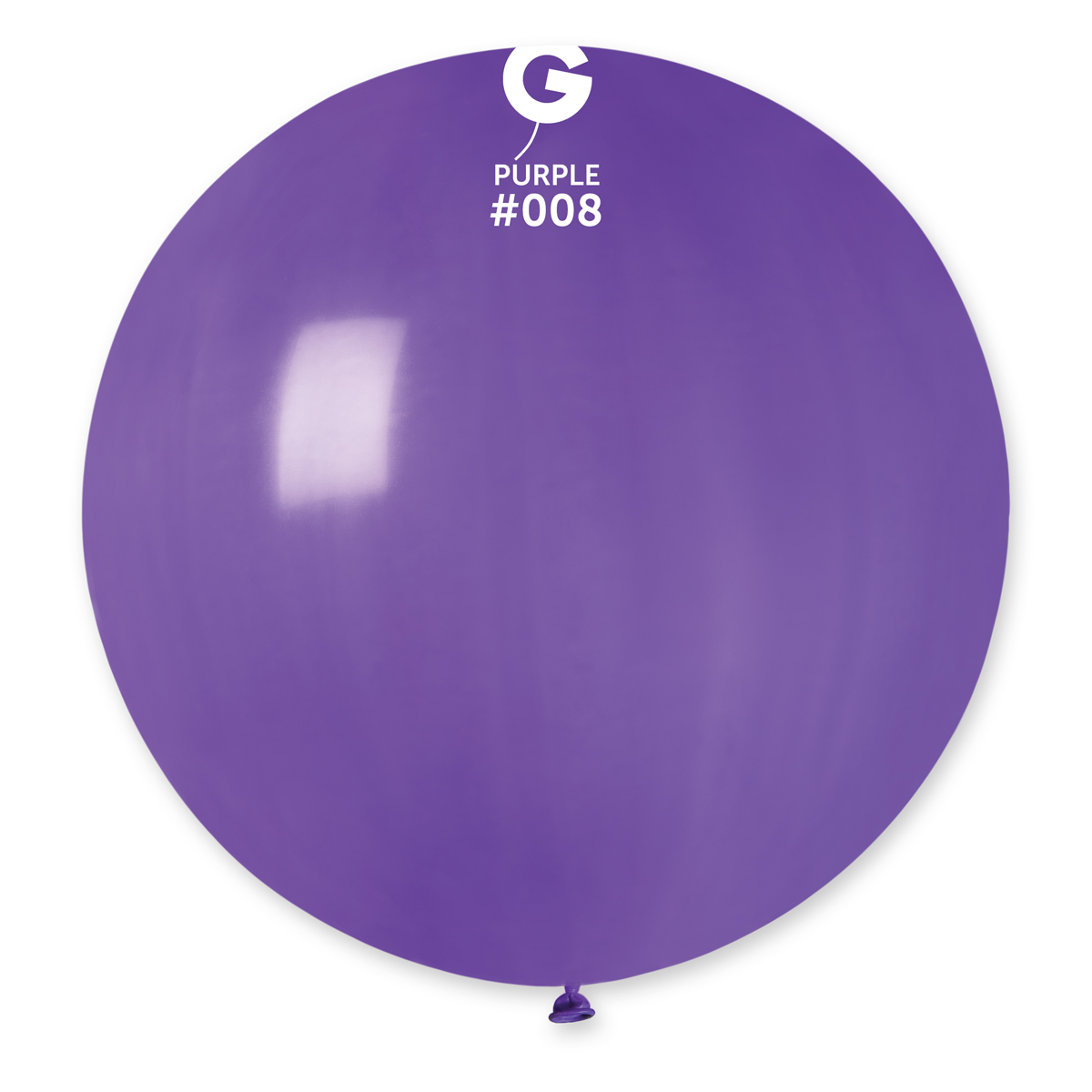 Levně Gemar Kulatý pastelový balonek 80 cm fialový