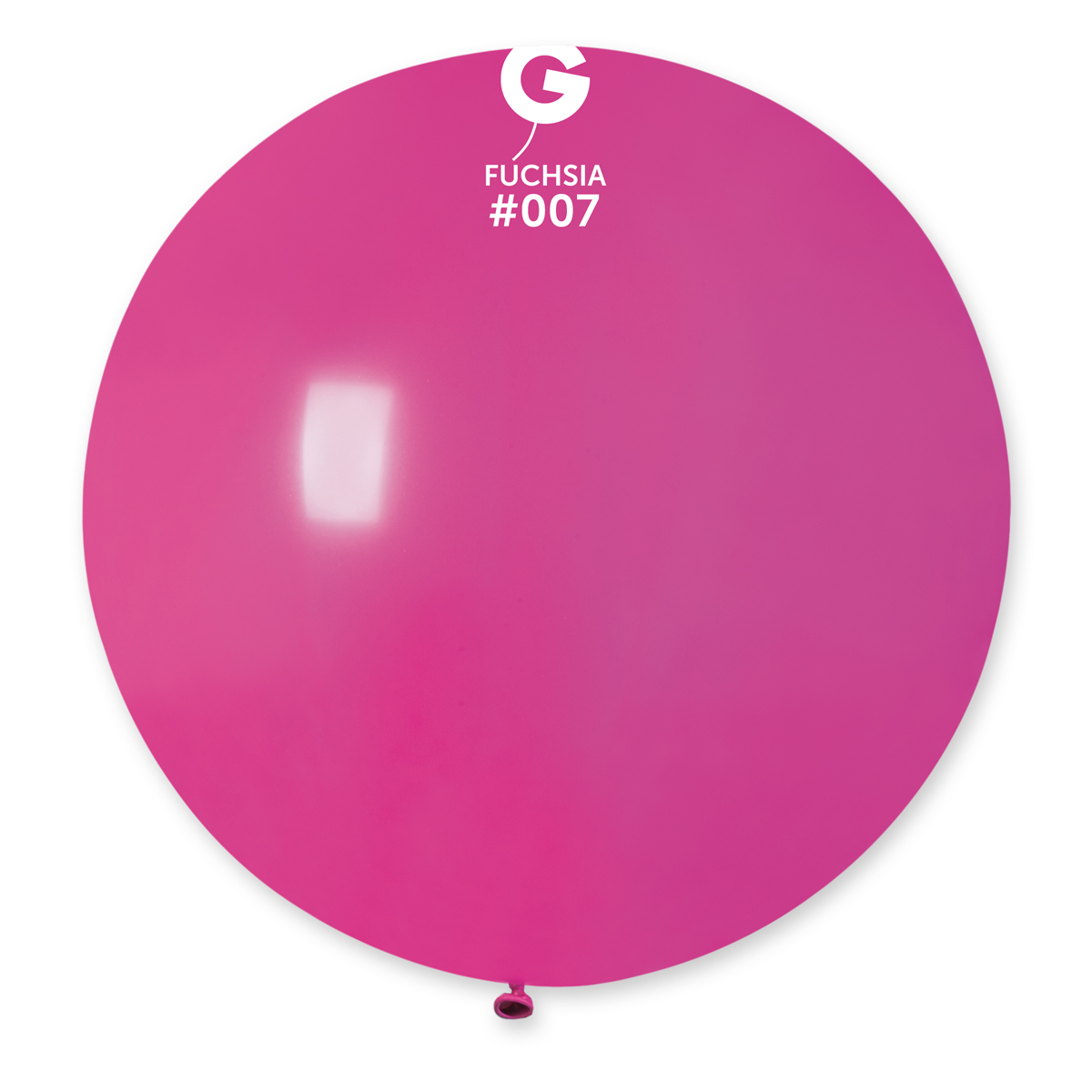 Levně Gemar Kulatý pastelový balonek 80 cm fuchsiový