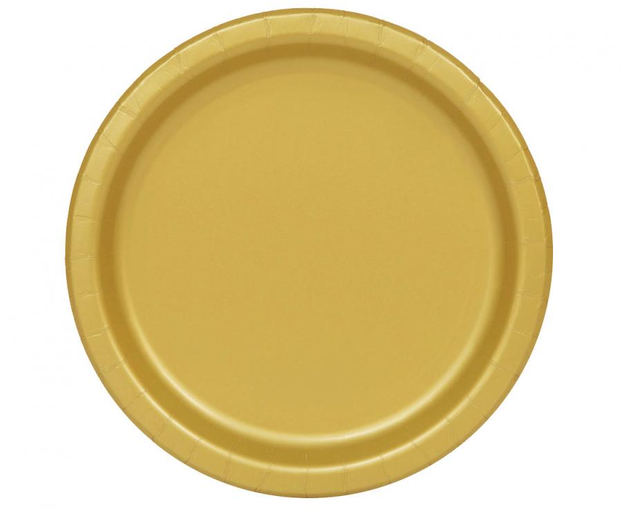 Levně Godan Talíře zlaté 8 ks