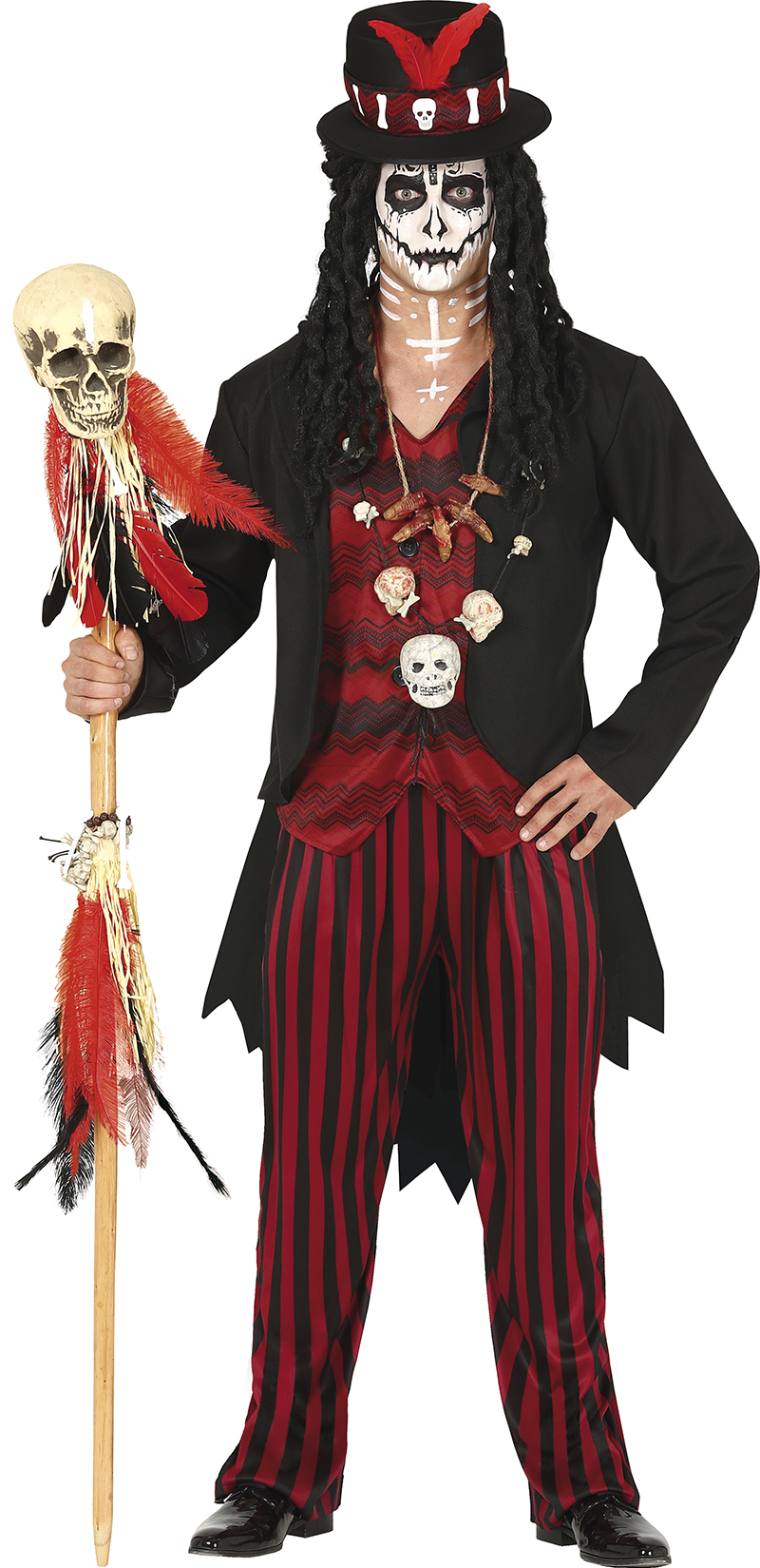 Levně Guirca Pánský kostým - Voodoo Šaman