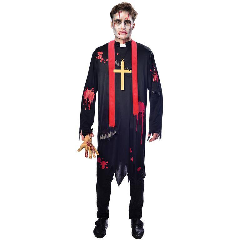 Levně Amscan Pánský kostým - Zombie farář