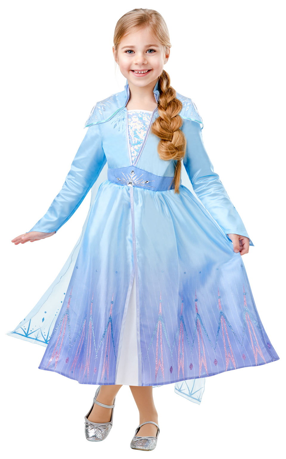 Levně Rubies Dětský deluxe kostým - Elsa (šaty)