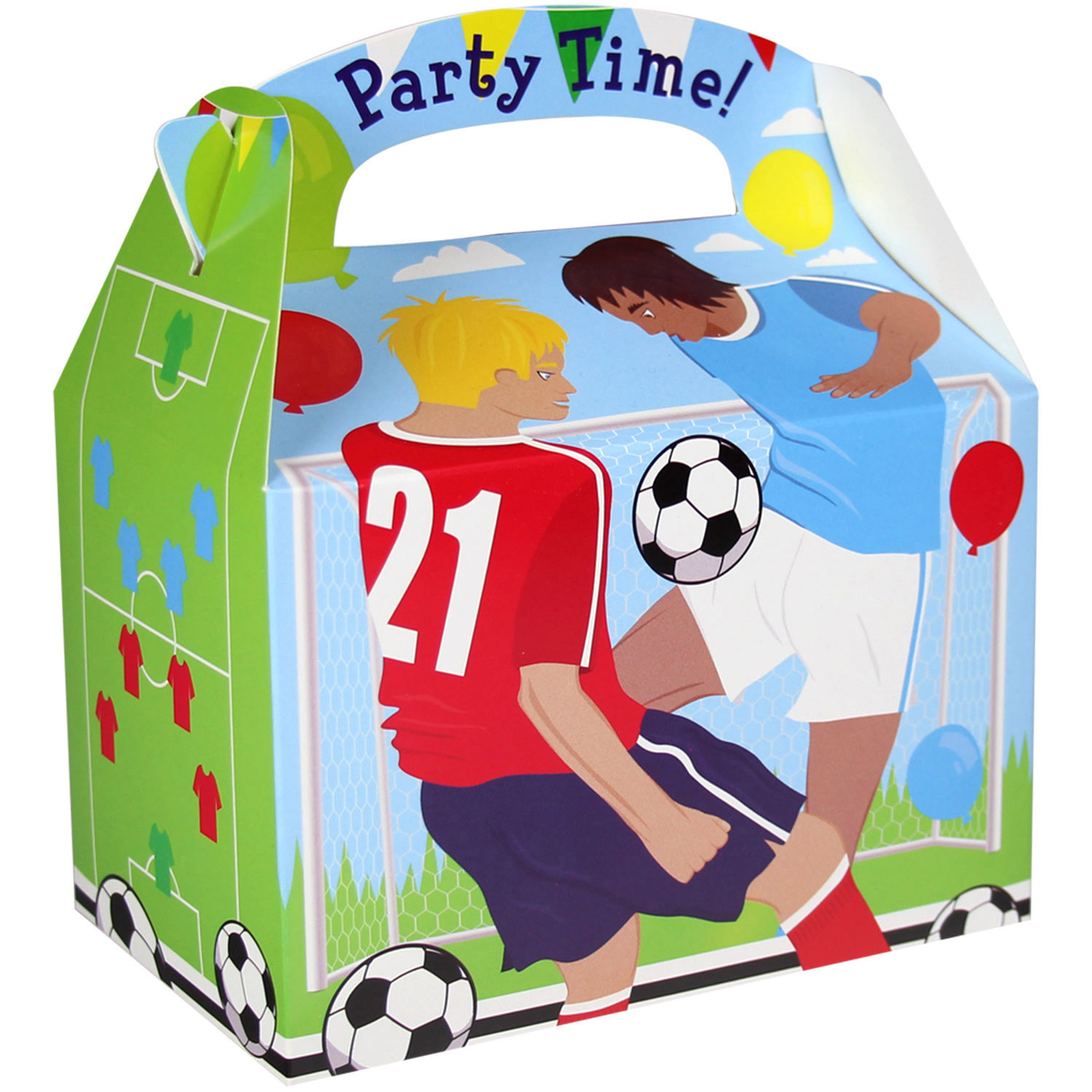 Levně Amscan Papírový párty box - futbal
