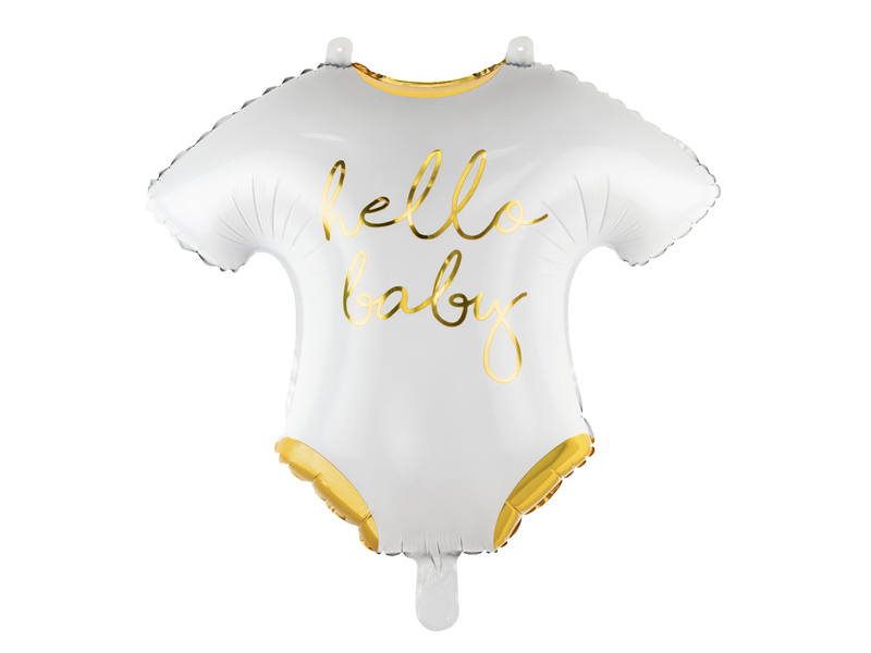 Levně PartyDeco Fóliový balón - Hello baby 51 x 45 cm