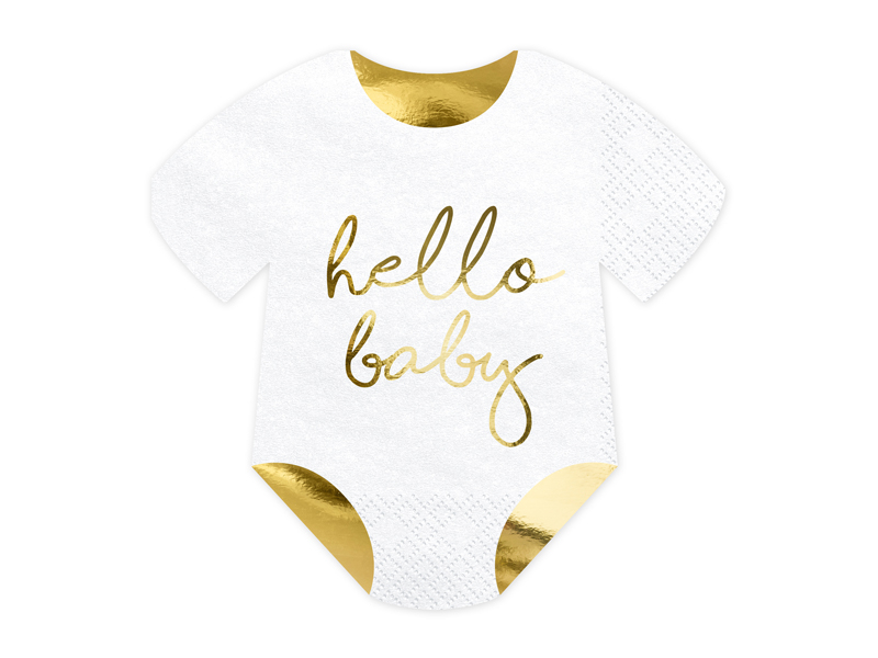 Levně PartyDeco Ubrousky - hello baby