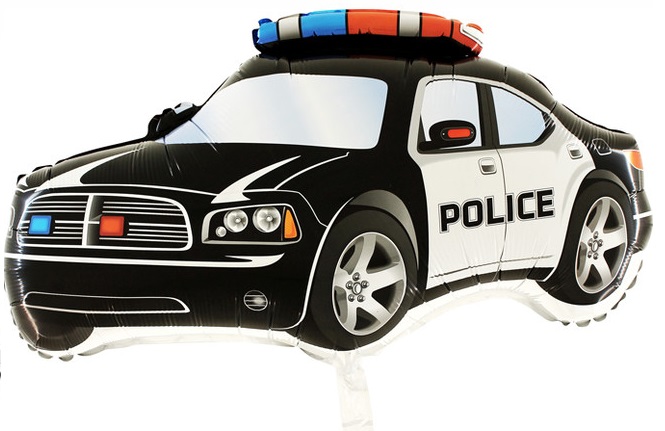 BP Fóliový balón - policejní auto