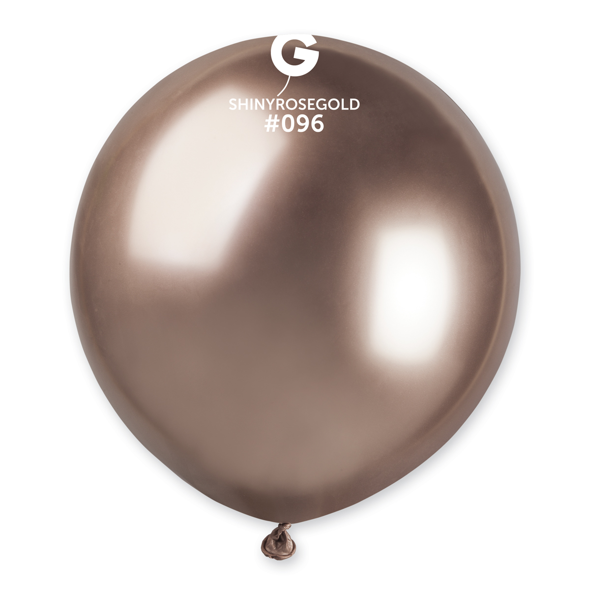 Levně Gemar Balónek chromový růžově zlatý 48 cm