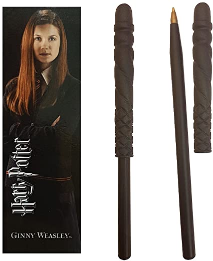 Levně Noble Pero ve tvaru hůlky a záložka Ginny Weasley
