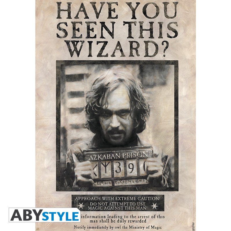 Levně ABY style Plakát Harry Potter - Wanted Sirius Black 91,5 x 61 cm