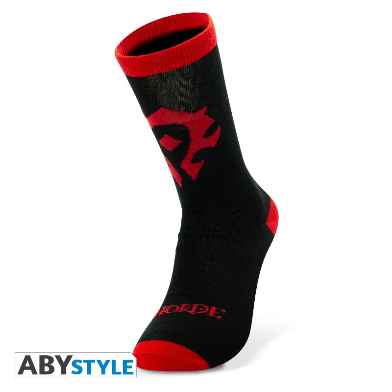 ABY style Ponožky World of Warcraft - Horde Black a Red