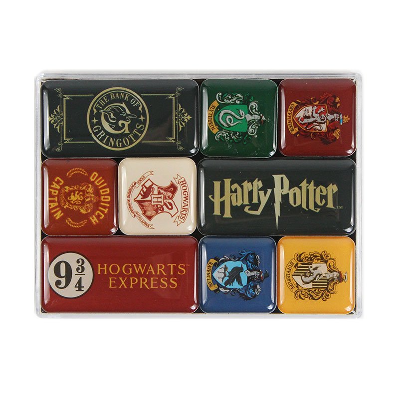 Levně Half Moon Bay Sada magnetů Harry Potter - Houses set