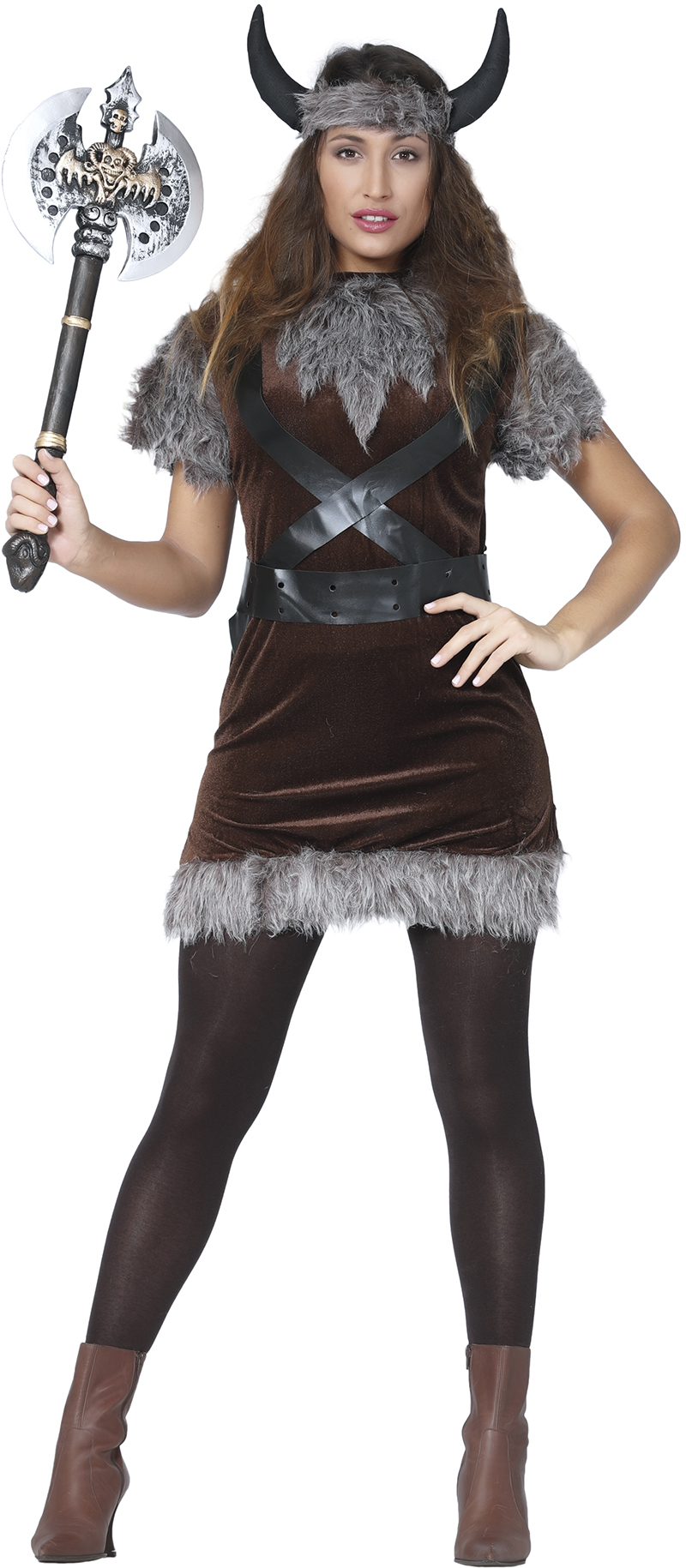 Guirca Kostým Vikingská žena Velikost - dospělý: L