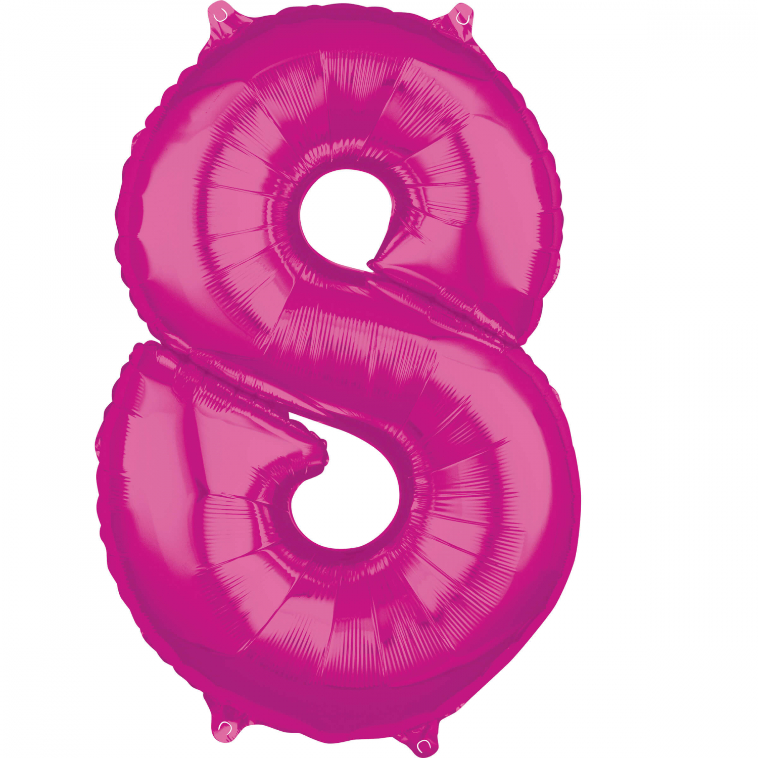 Levně Amscan Fóliový balónek narozeninové číslo 8 růžový 66cm