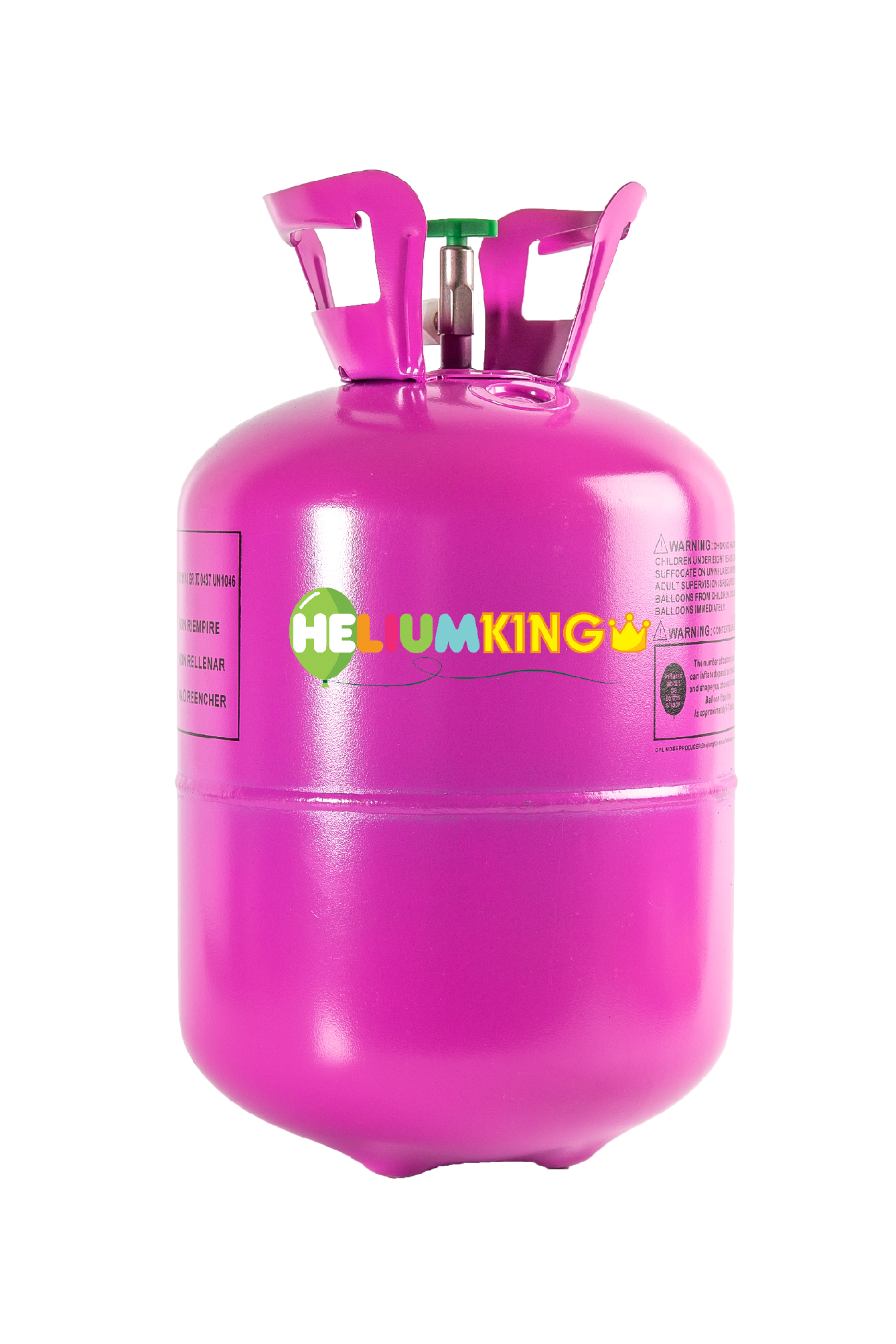 HeliumKing Helium na 20 balónků Helium na 20 balónů: + 20 metalických balónů