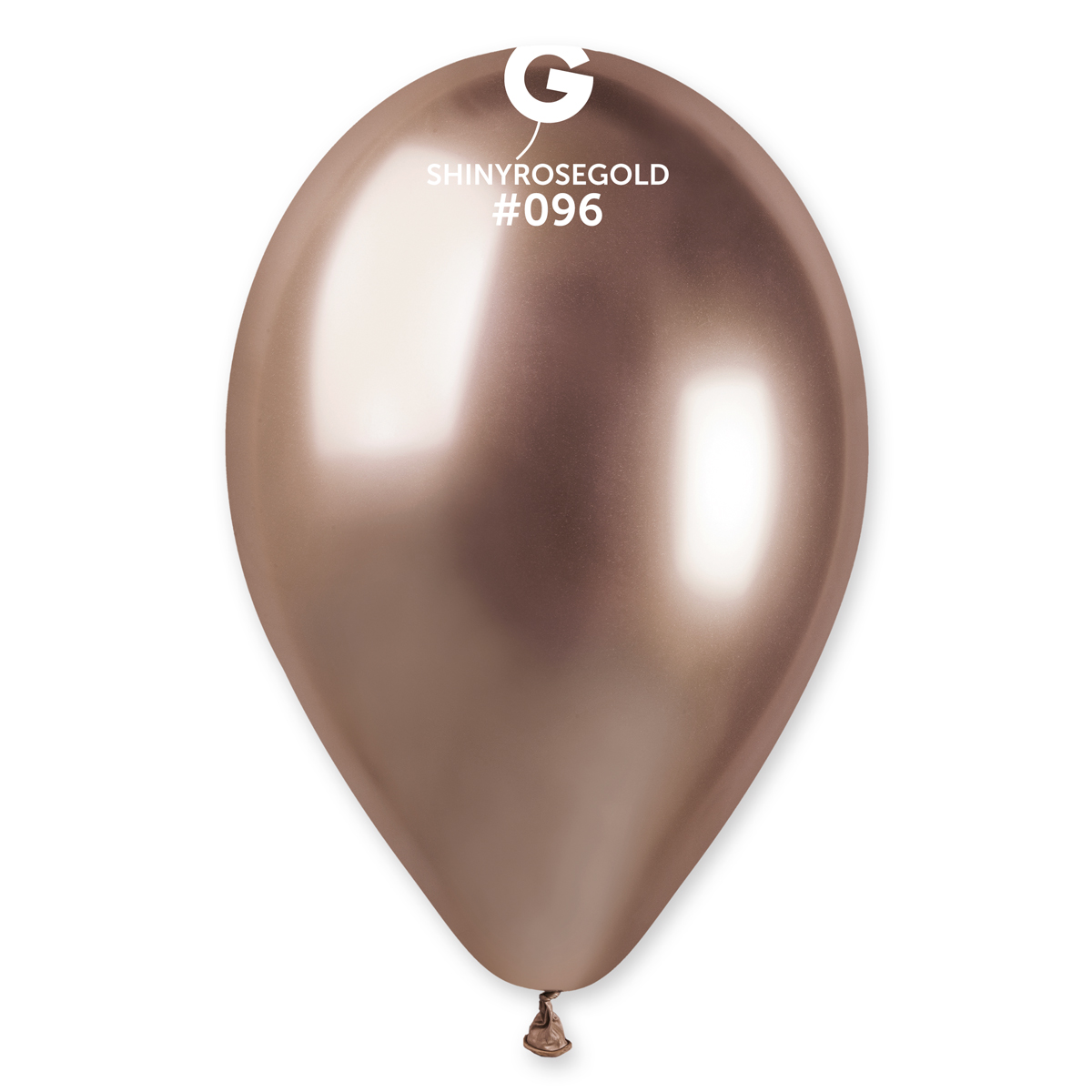 Gemar Balónek chromový růžovo-zlatý 30 cm