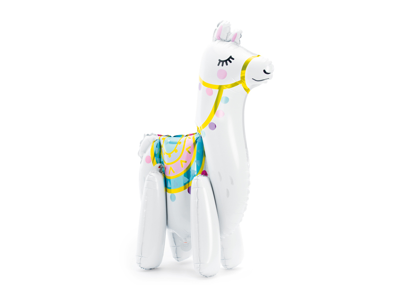 Levně PartyDeco Fóliový balónek Lama 39 x 61 cm
