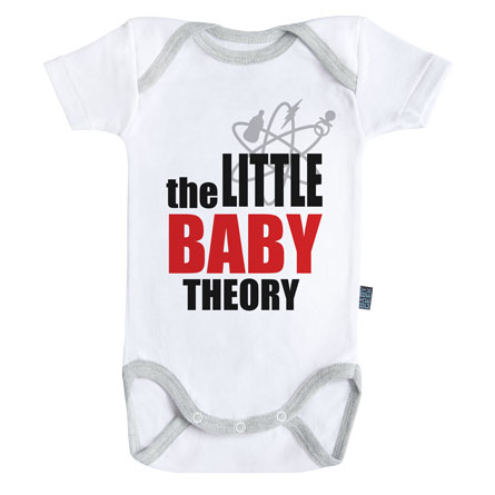 Baby-Geek Dětské body - The little baby theory Velikost nejmenší: 12-18 měsíců