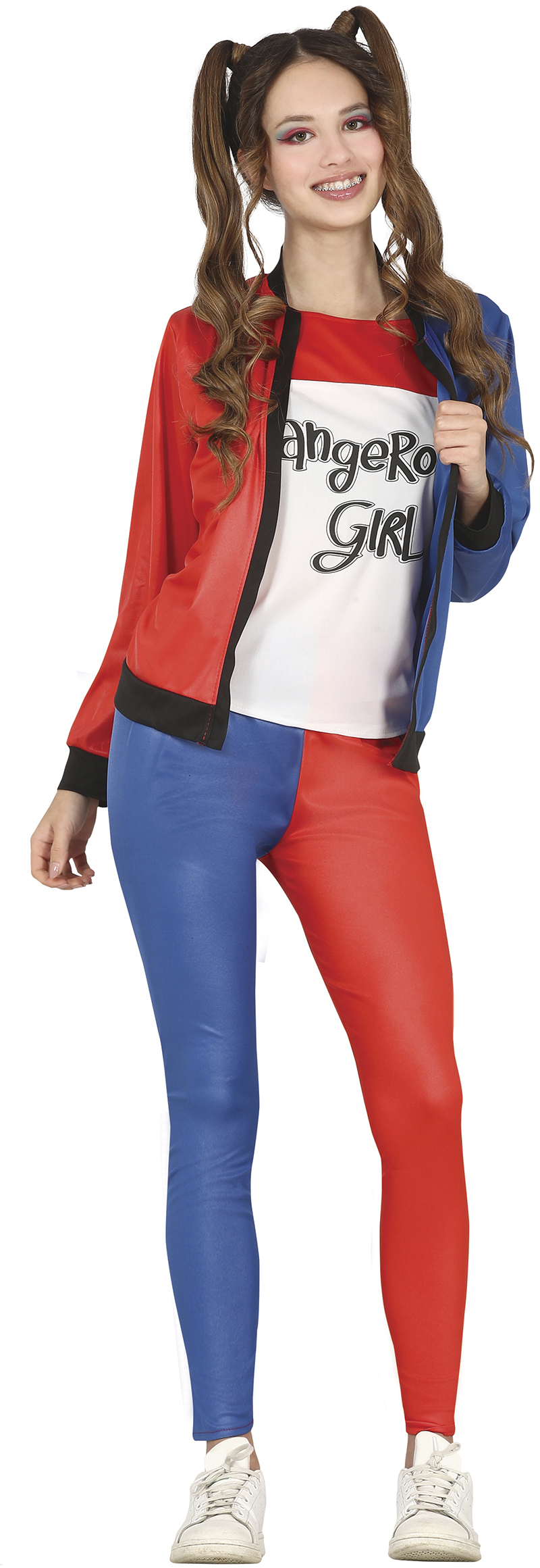 Levně Guirca Dětský kostým - Harley Quinn teeneger
