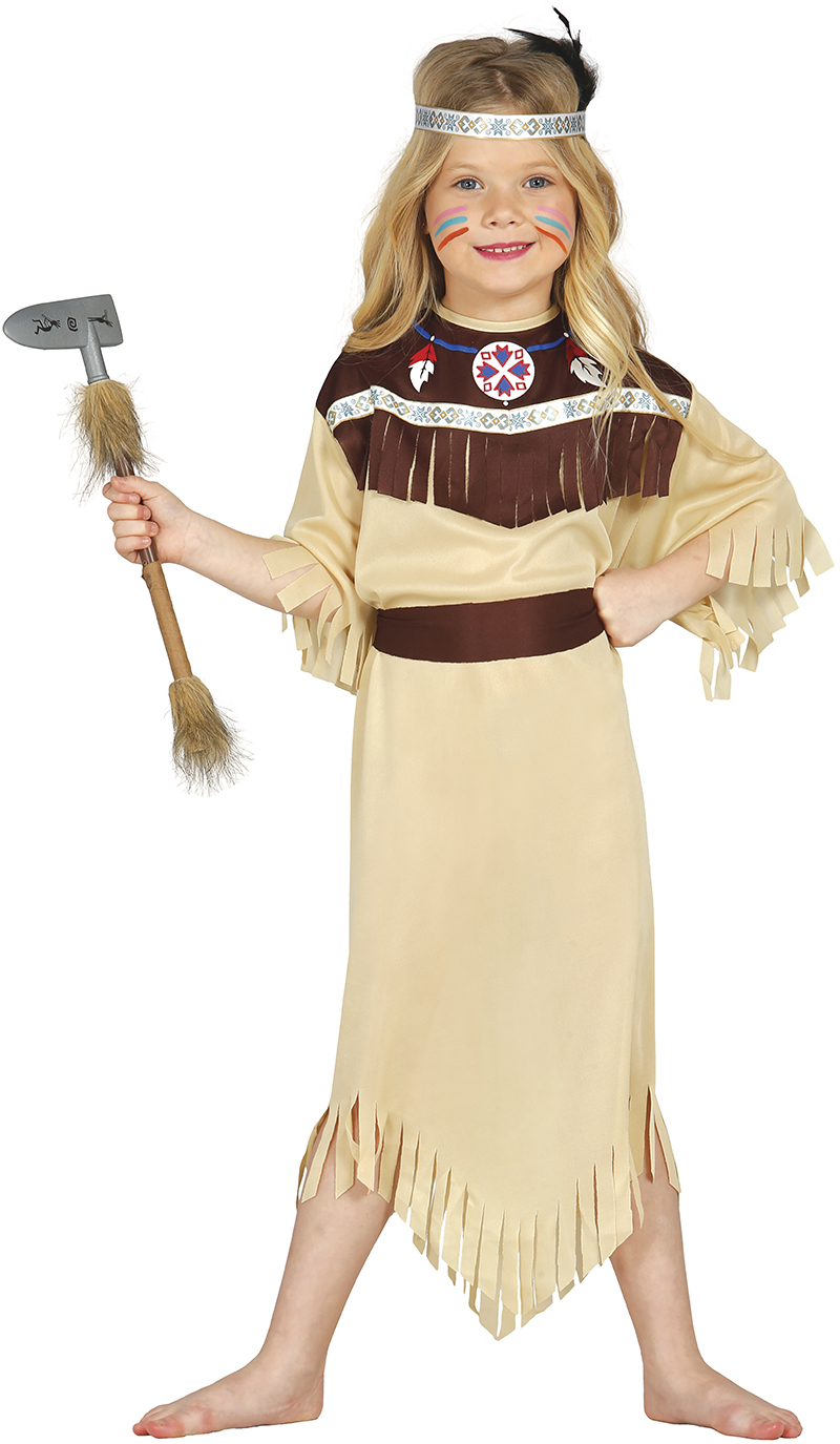 Guirca Kostým Indiánka Cherokee Velikost - děti: S