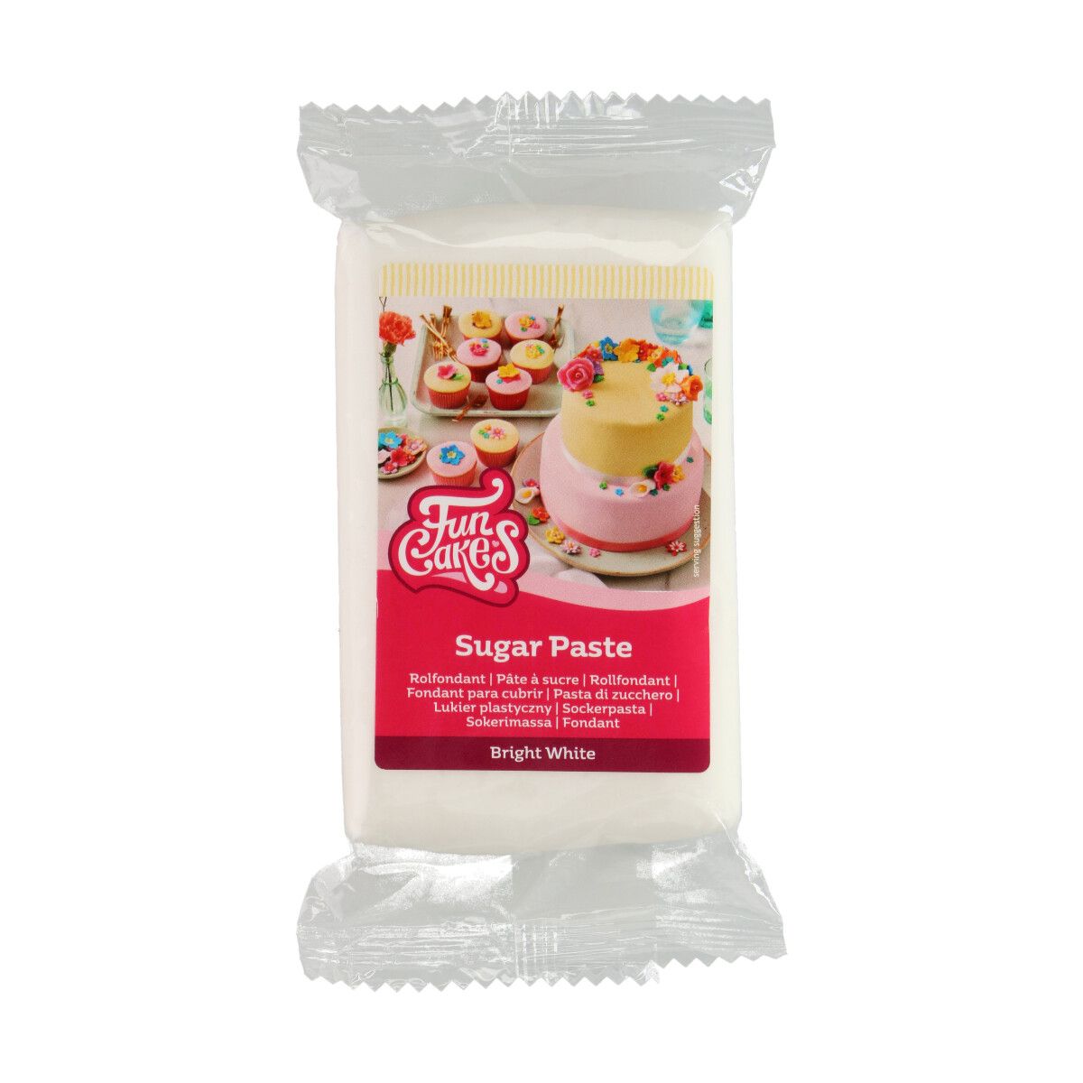 Funcakes Bílý rolovaný fondant 250 g