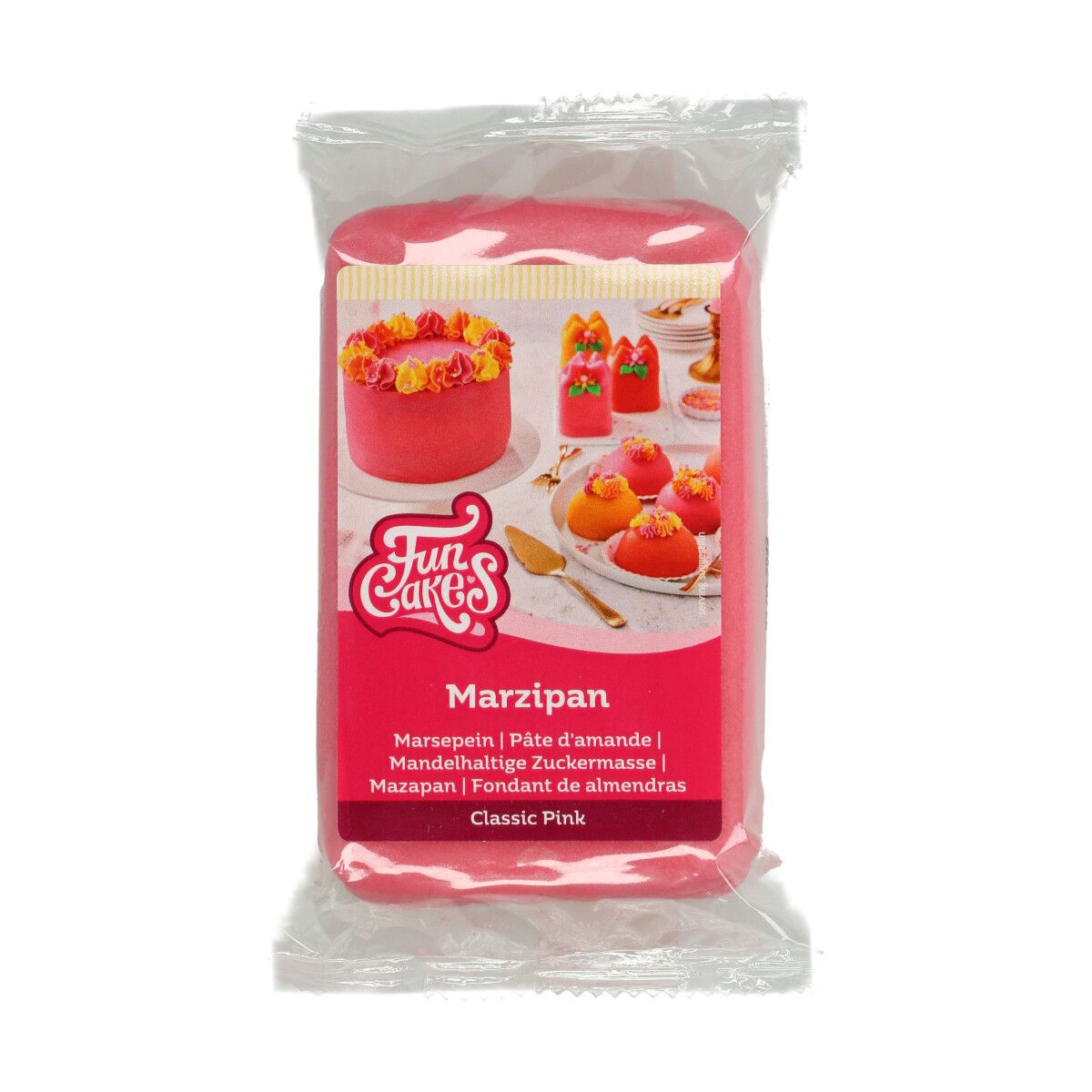 Levně Funcakes Růžový marcipán Soft Pink 250 g