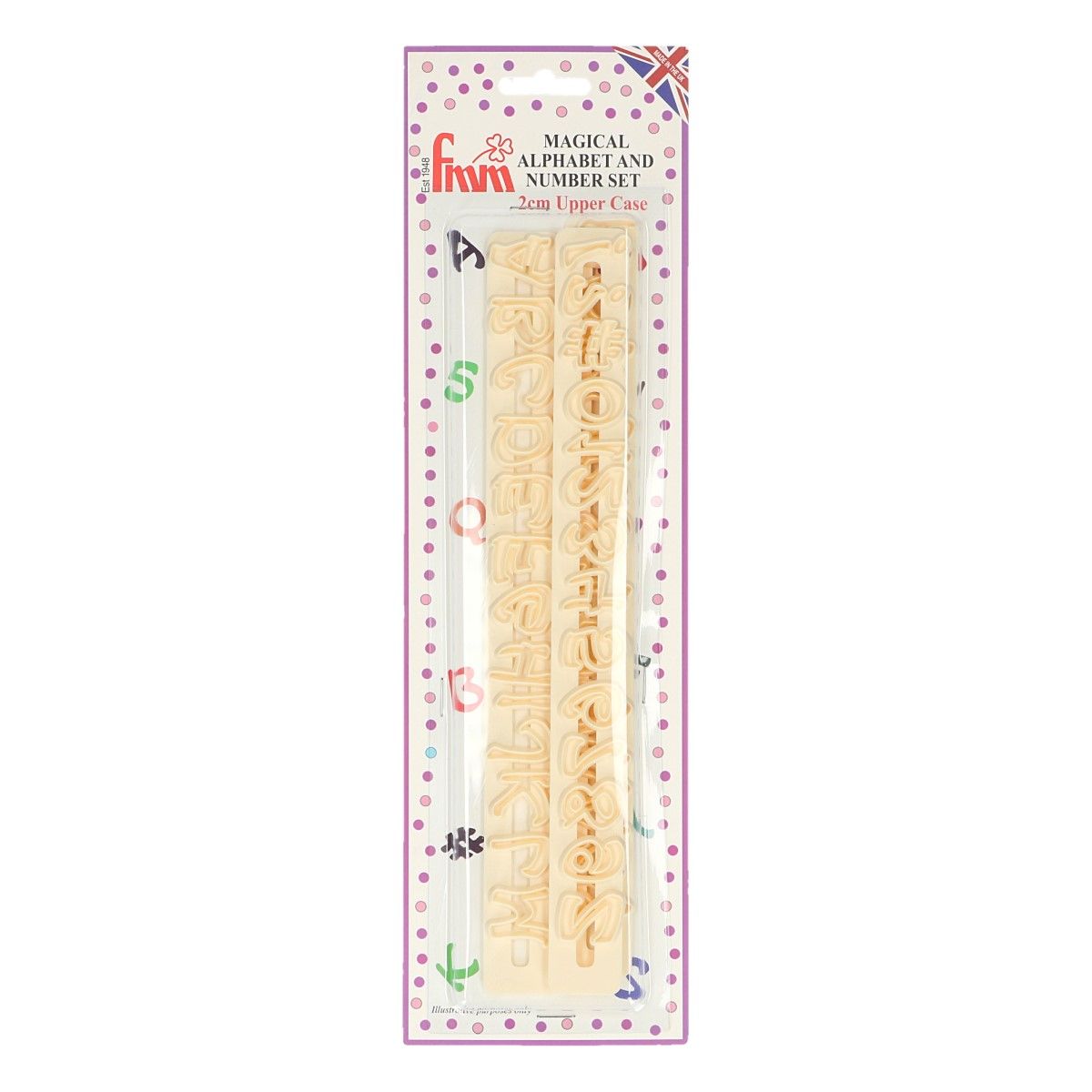 Levně Cakesupplies Pohádková abeceda a čísla - Magical Alphabet & Number