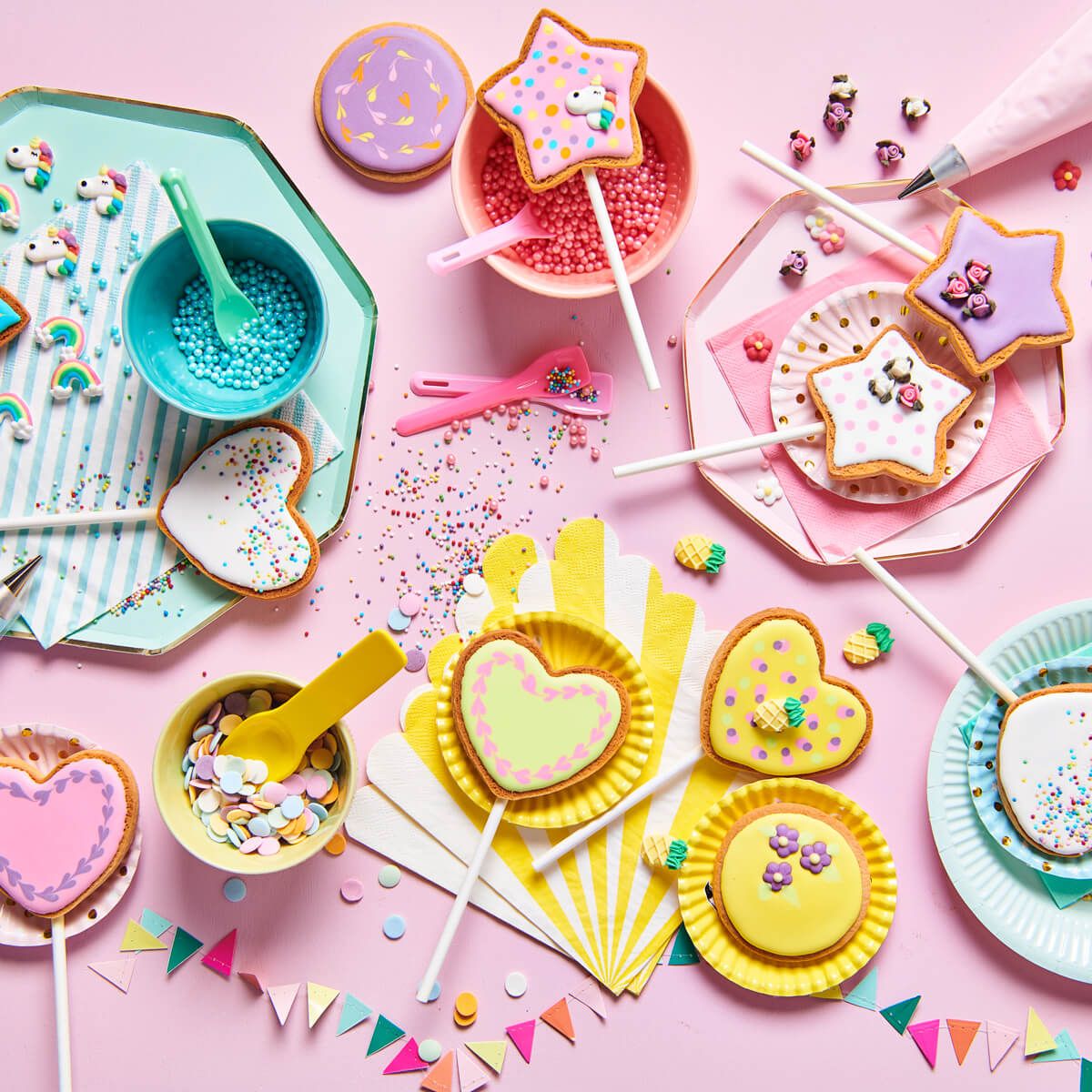 Funcakes Tyčky (špejle) na cake pops a lízátka 50 ks - Lollipop Sticks - 12 cm Funcakes Tyčky (špejle) na cake pops a lízátka 50 ks - Lollipop Sticks - 12 cm