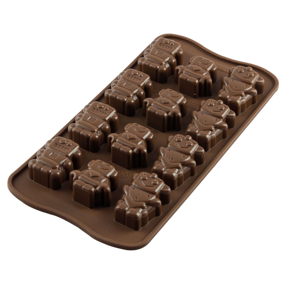 Levně Silikomart Forma na čokoládu - Robochoc (roboty)