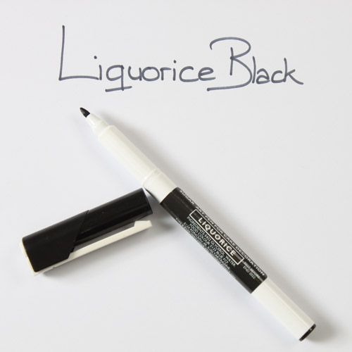 Levně Sugarflair Colours Potravinářská fixka Liquorice Black - Černá