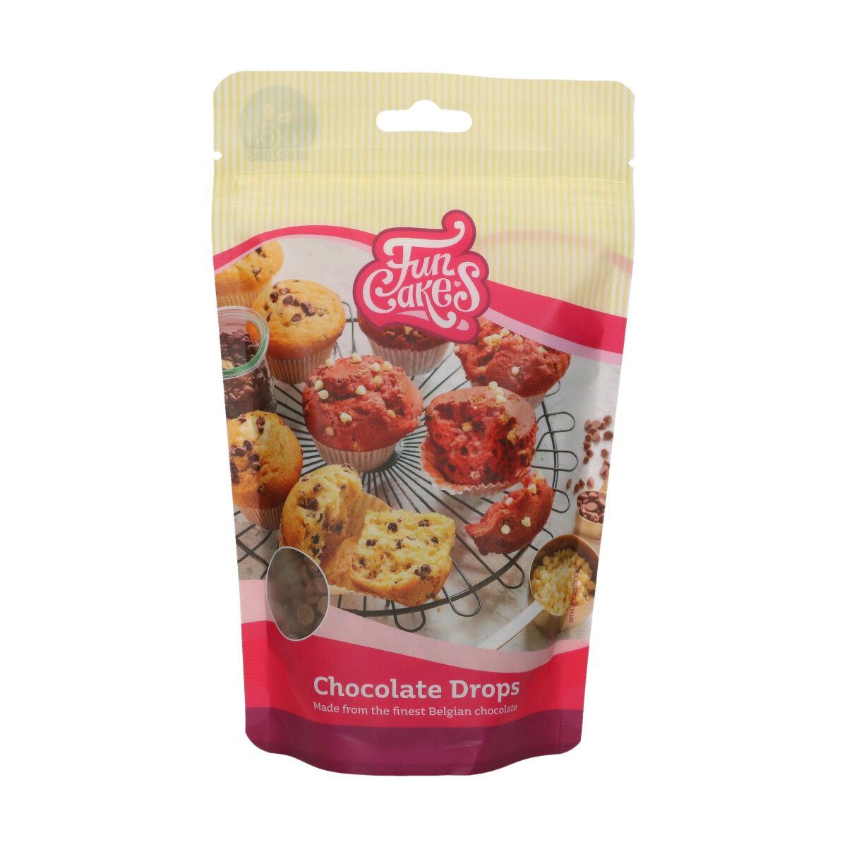 Funcakes Mléčná čokoláda kousky - slzičky 350 g