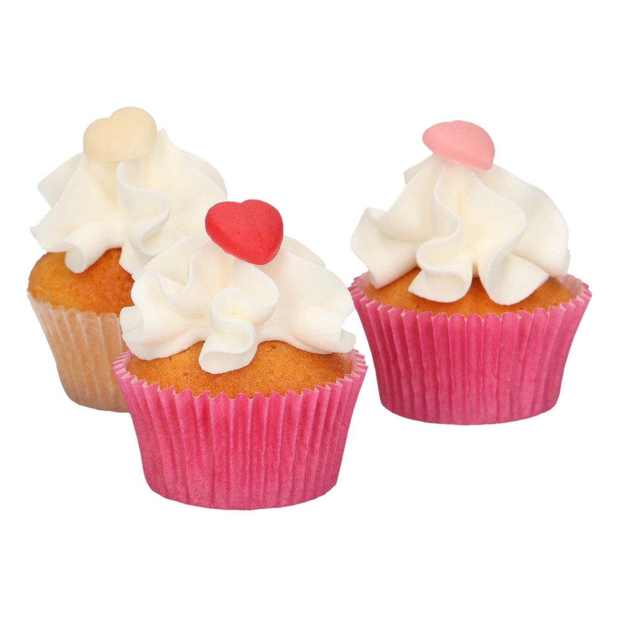 Cakesupplies Marcipánové mini srdíčka 30 ks