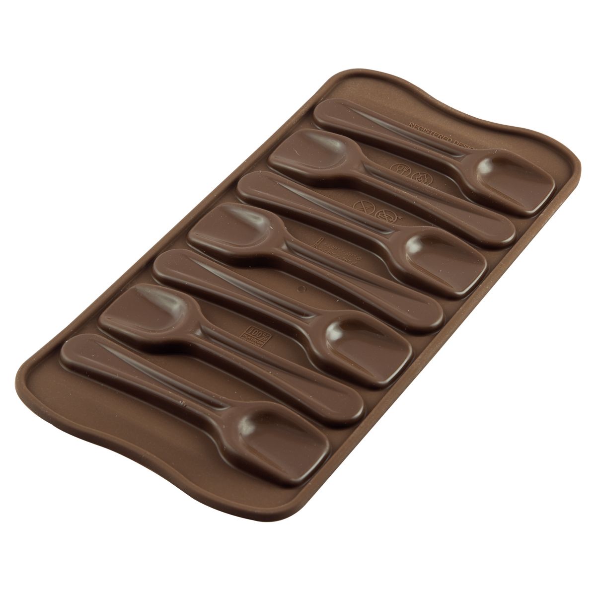 Levně Cakesupplies Silikonová forma na čokoládu - Lžičky