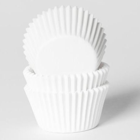 Levně Cakesupplies Mini košíčky na muffiny bílé 60 ks